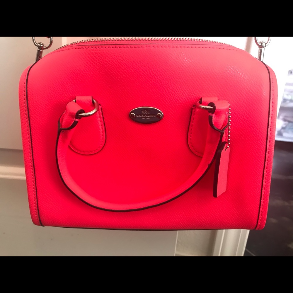 Coach Neon Pink Crossbody Purse